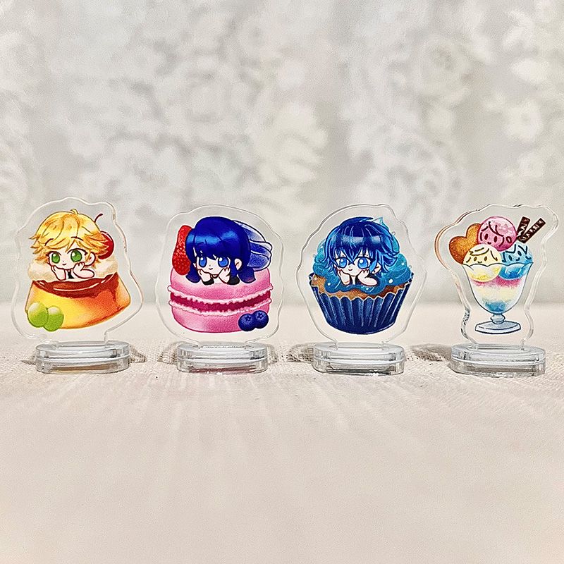 ◆Miraculous Ladybug◆角色甜點迷你立牌套組