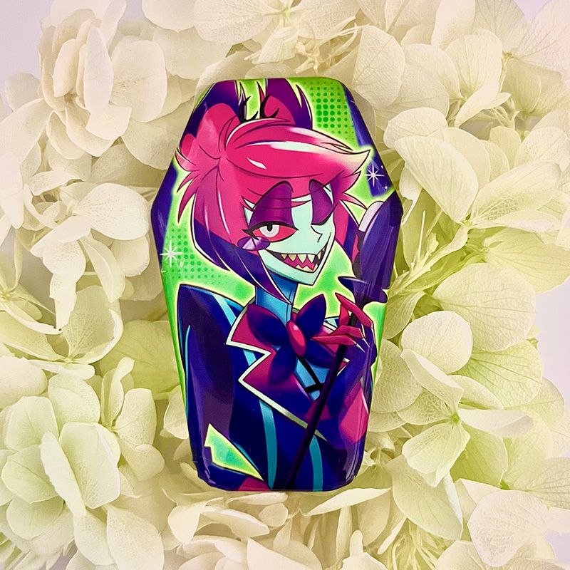 ◆Hazbin Hotel◆異色AL夜光棺材徽章套組