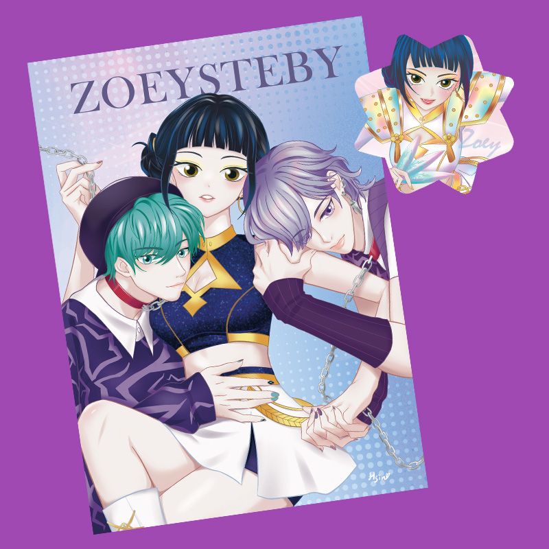 ◆Kpop獵魔女團◆Zoeysterby紙品套組