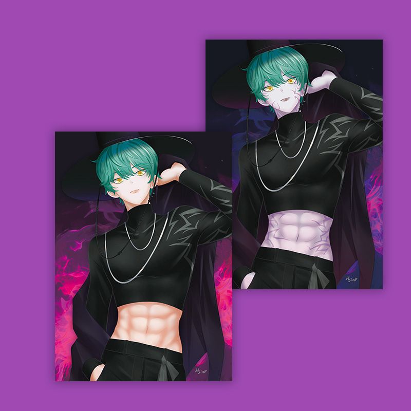 ◆Kpop獵魔女團◆Baby惡魔雙面明信片