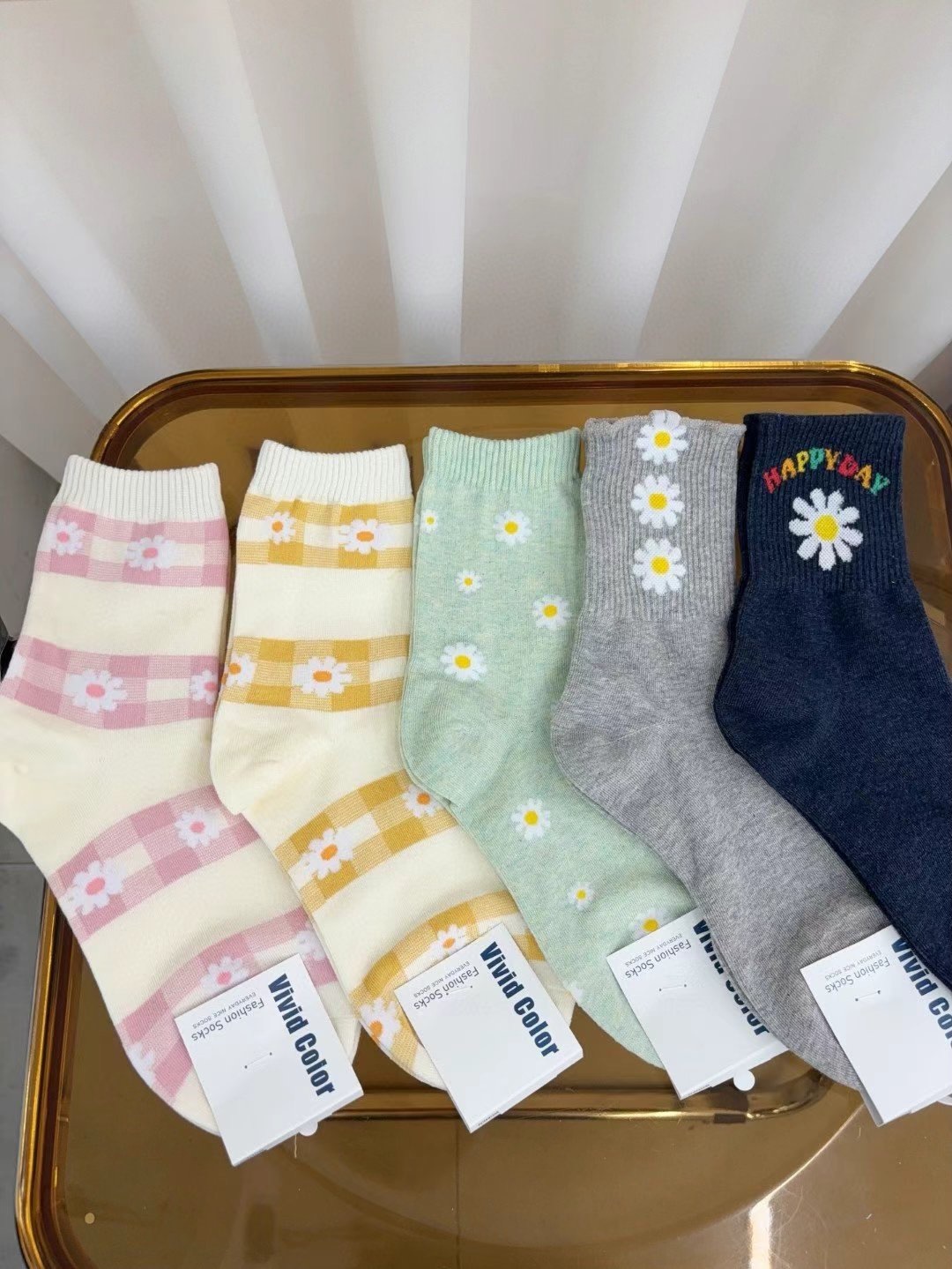 🏷ʏᴜɴᴀ’s ·韓國製🇰🇷小雛菊主題長襪🌼