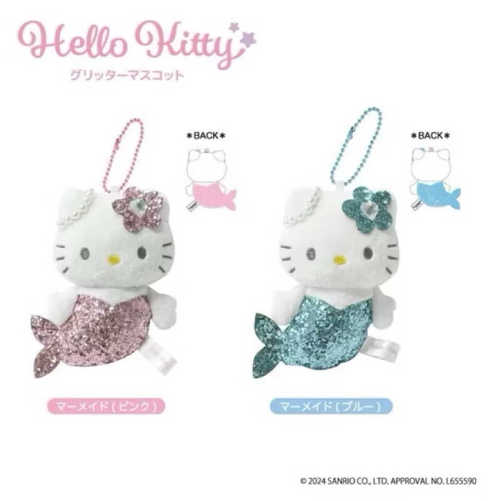 珠光亮片美人魚Kitty