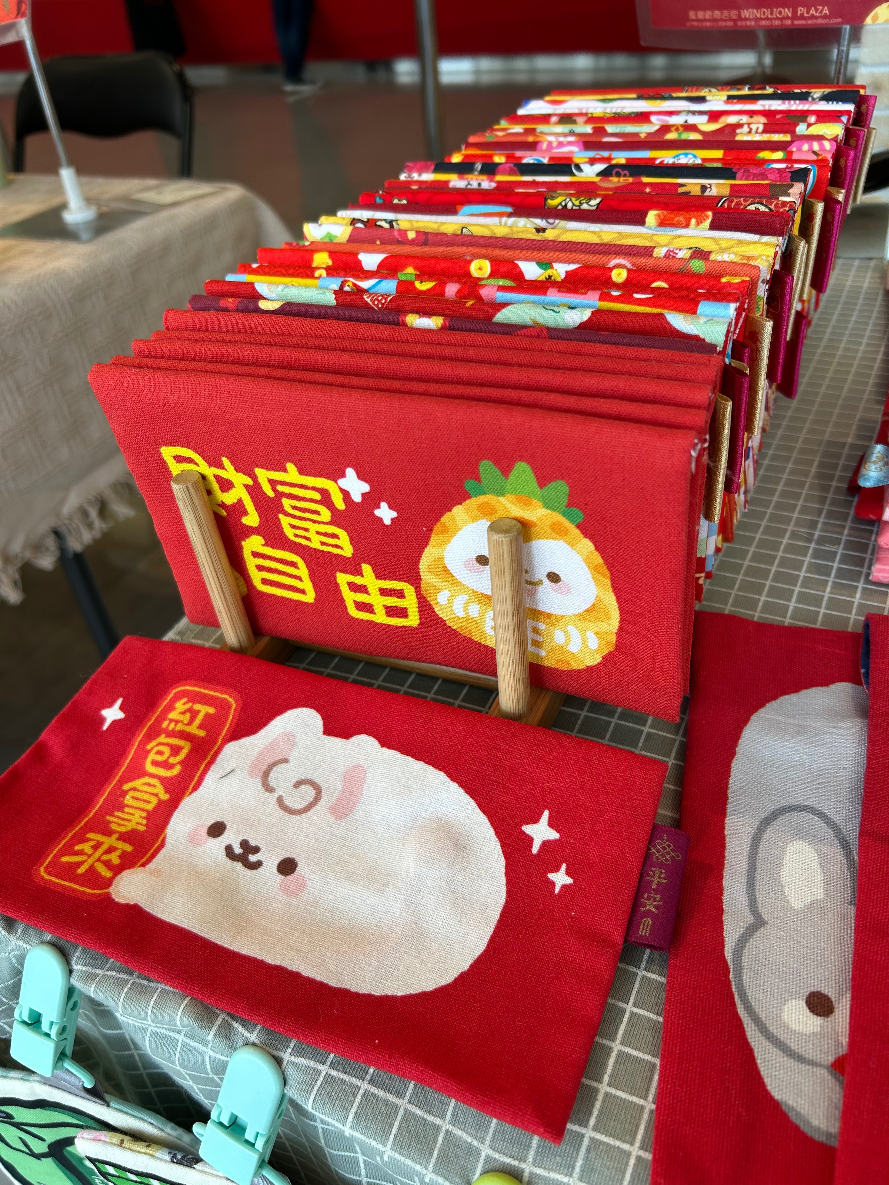 布紅包袋 A區貓耳朵蓋