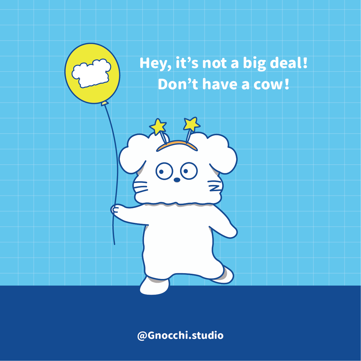 麵疙瘩方形明信片（雙面）