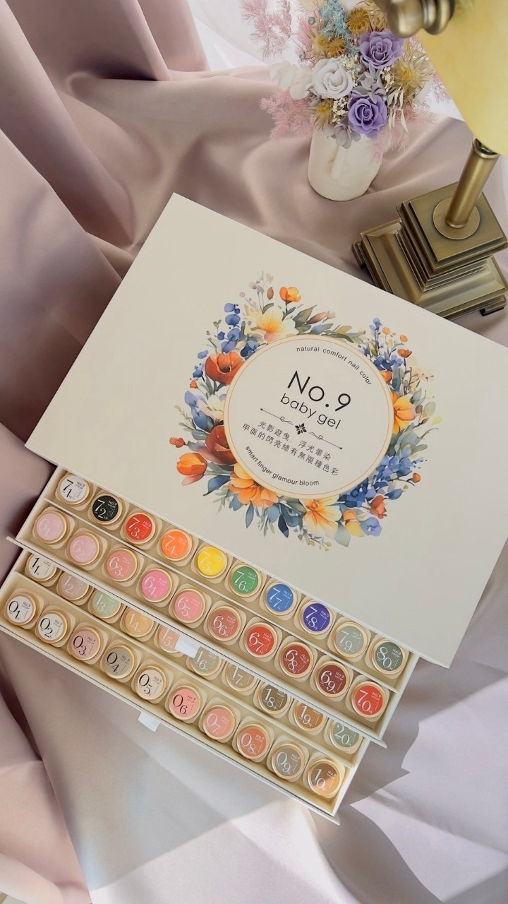 No.9 手札旅人 120色罐裝彩膠