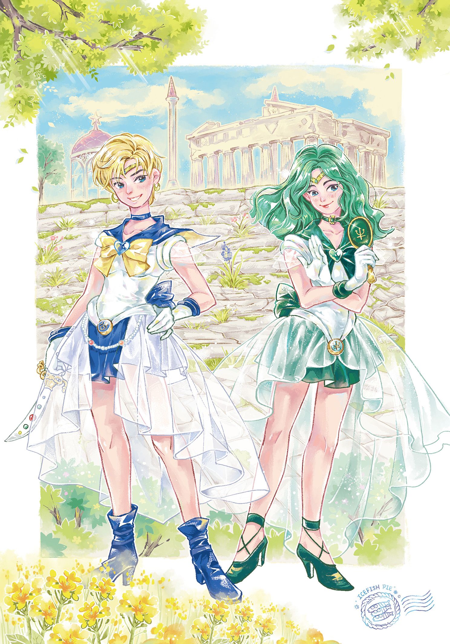 《Once upon a time》細沙雷射海報
