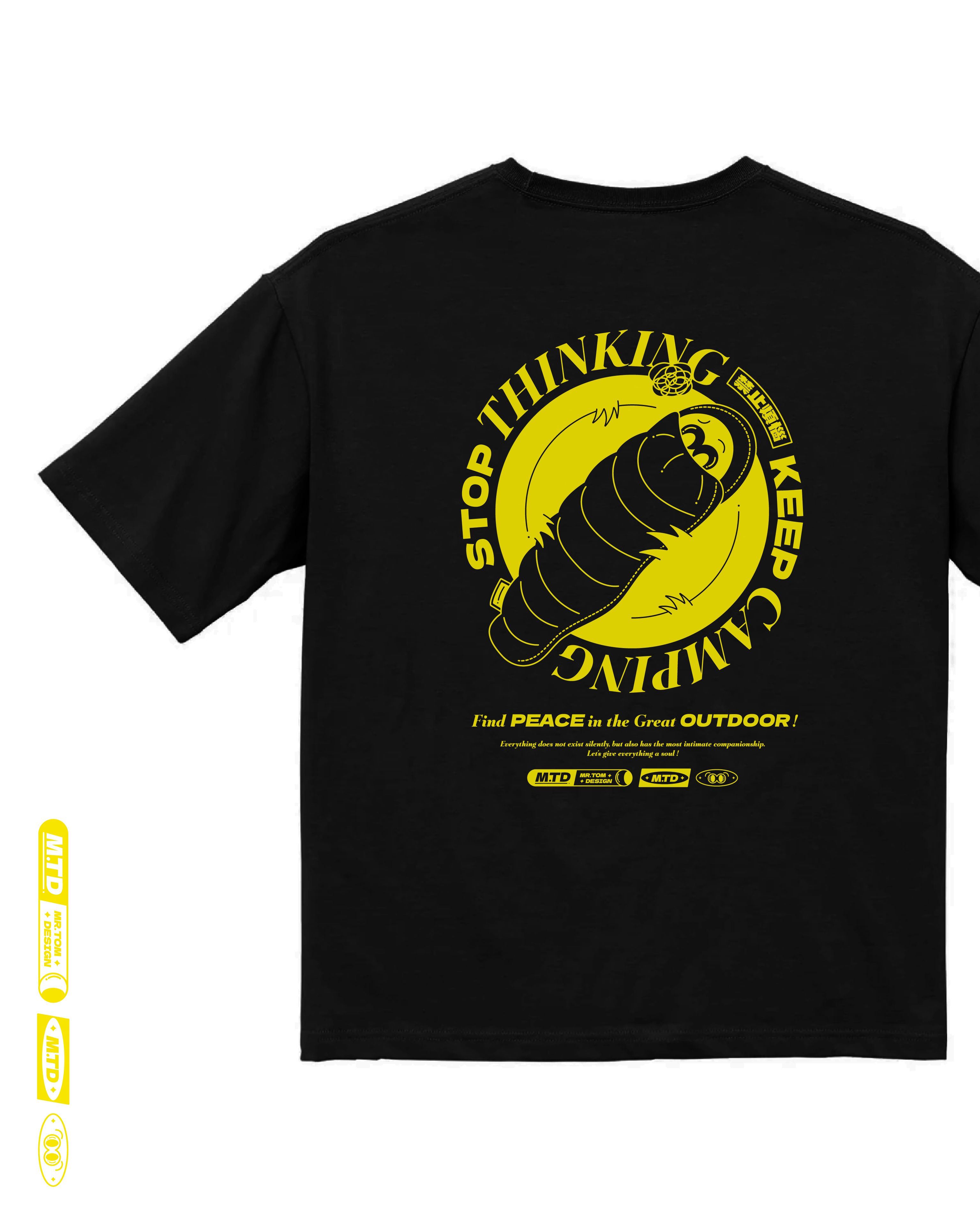 Camping Series｜生刷T-shirt｜禁止煩惱款