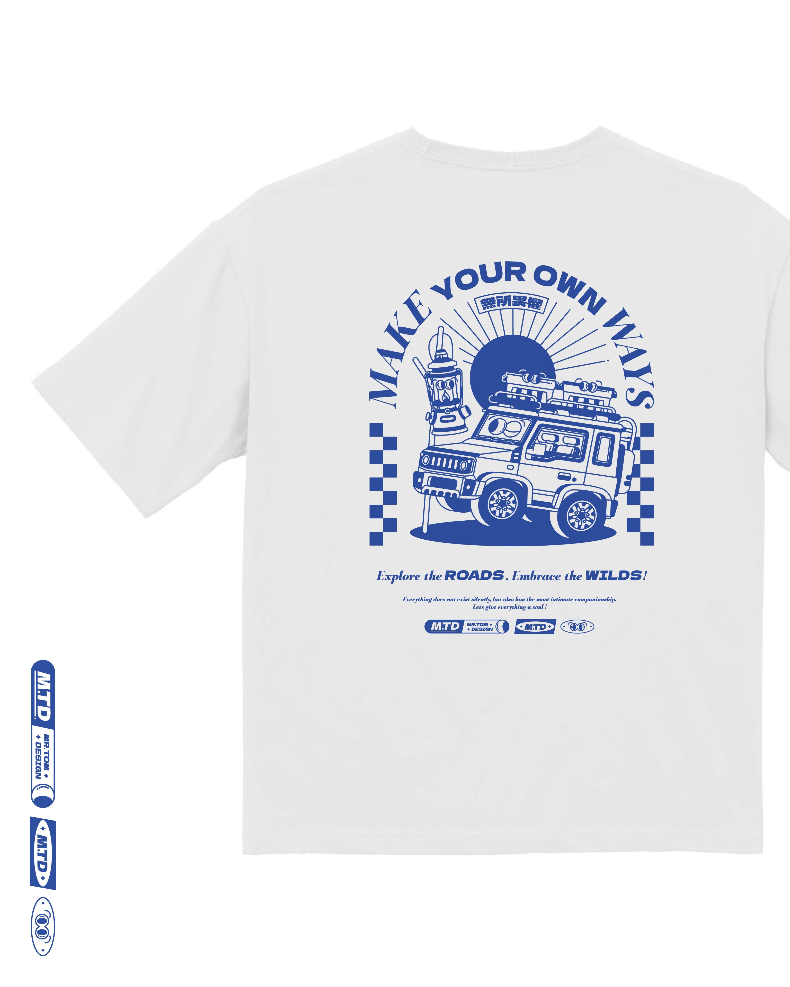 Camping Series｜生刷T-shirt｜無所畏懼款