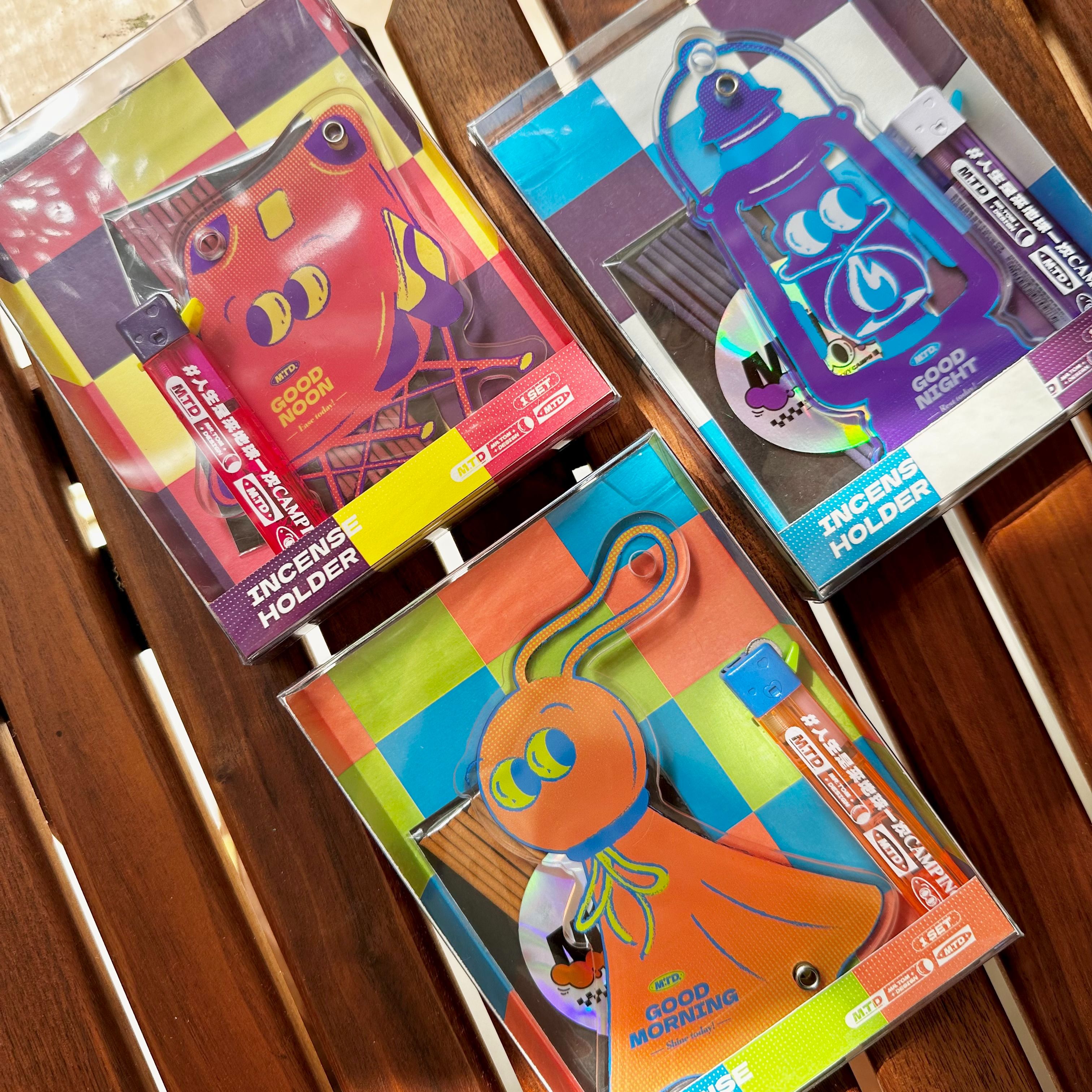 壓克力線香盤組合｜線香10入附盤