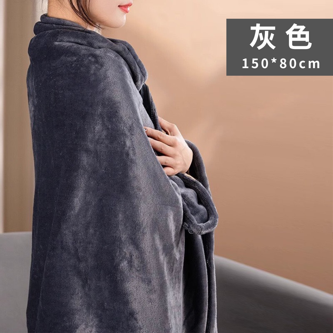 【冬天必備❄️❄️❄️】石墨烯高級暖身毯（升級拉鍊設計當披肩）
