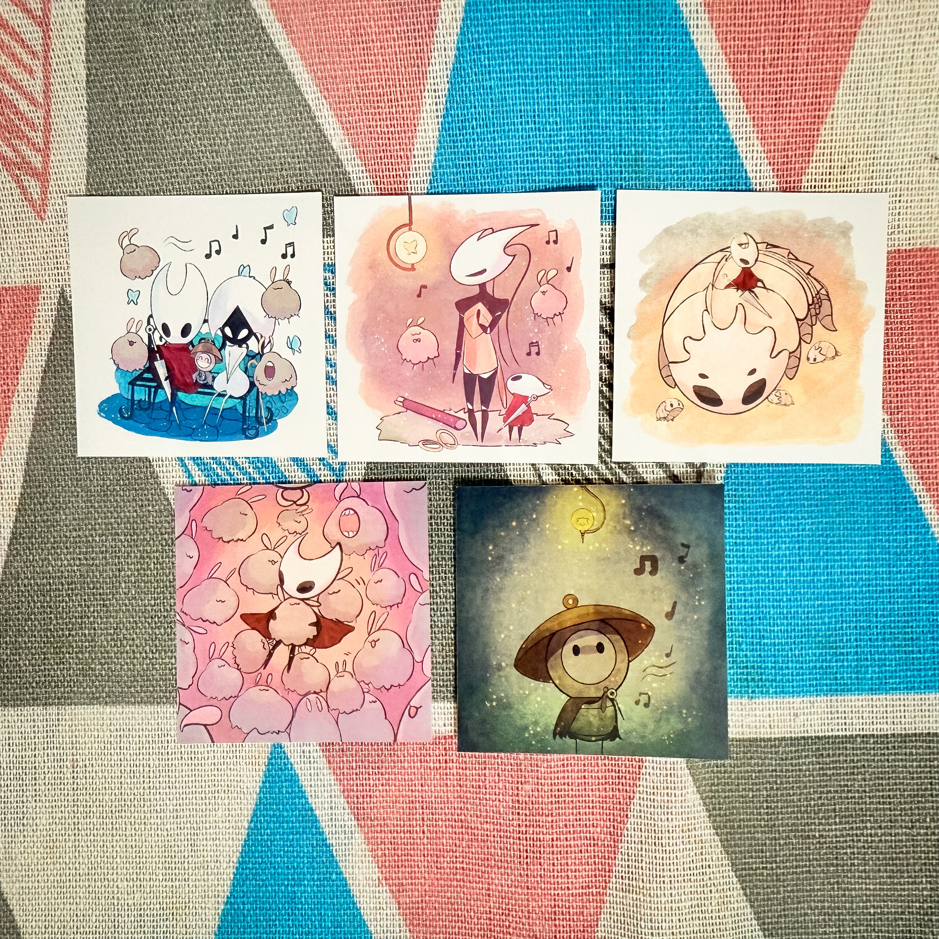 圓阿圓circle繪製/空洞騎士 貼紙 5張