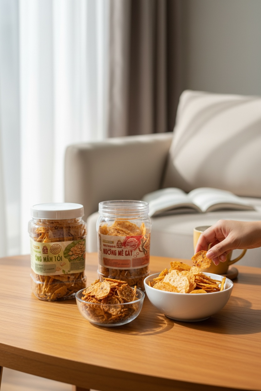 【香辣蝦味芝麻 × 蒜香魚露｜烤米紙雙罐組】