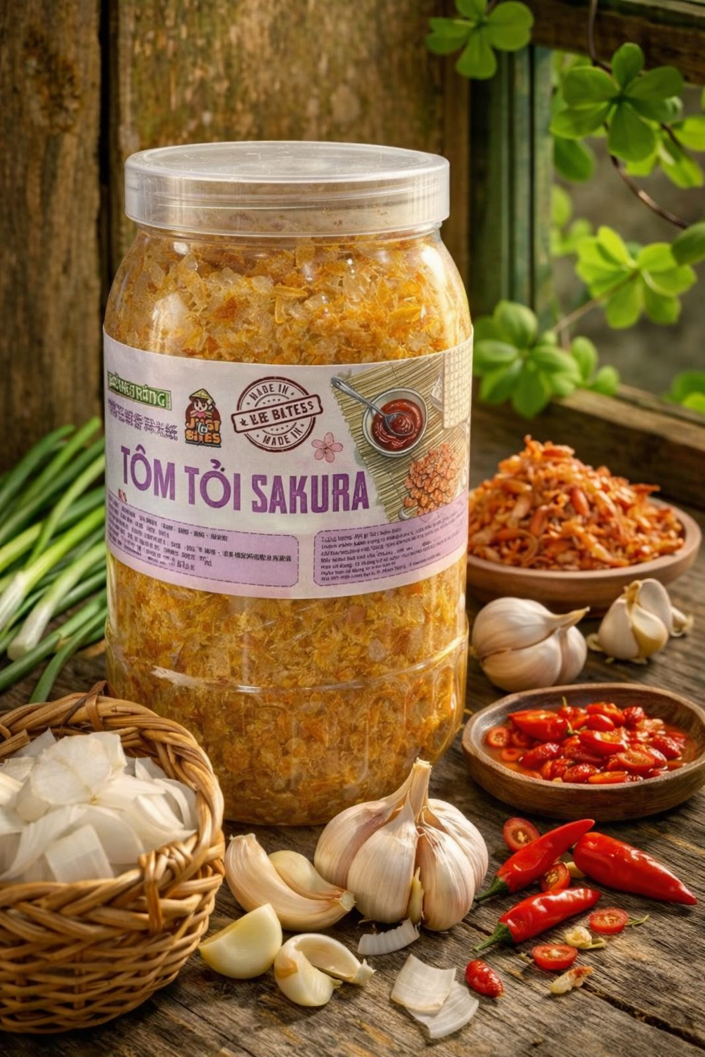 櫻花蝦香蒜米紙（現貨）