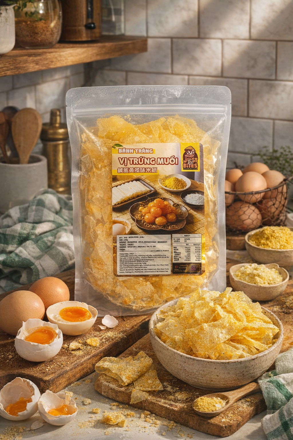 鹹蛋黃風味米紙（預購）