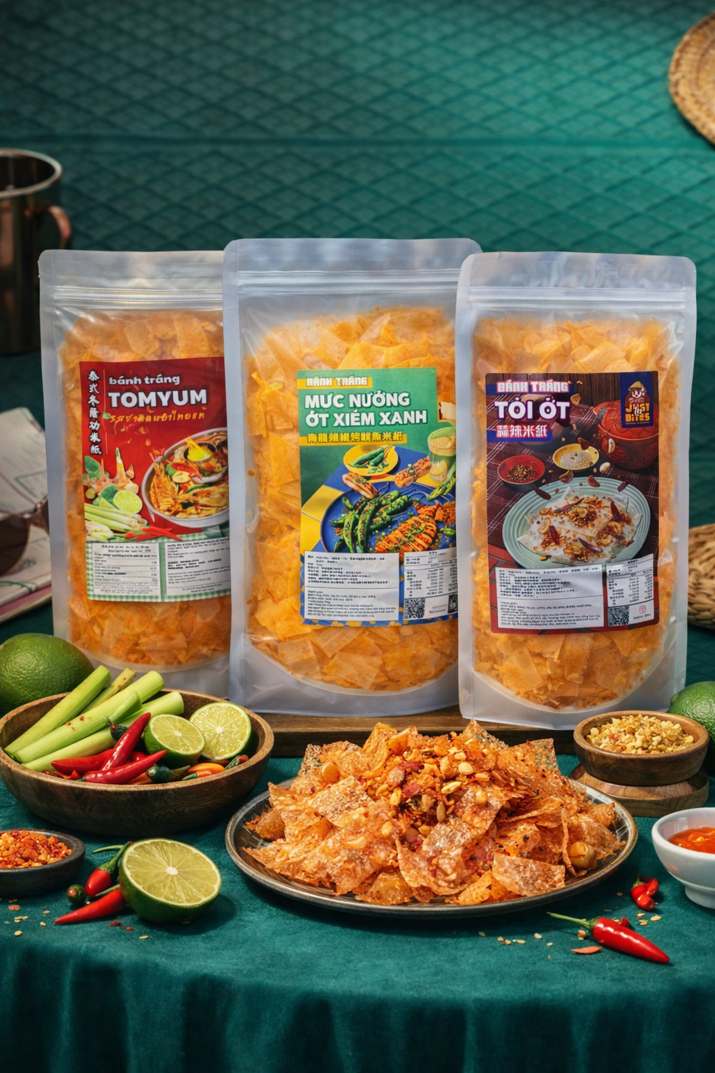 泰式 × 蒜辣 × 青龍烤魷魚 小辣三入組（現貨）