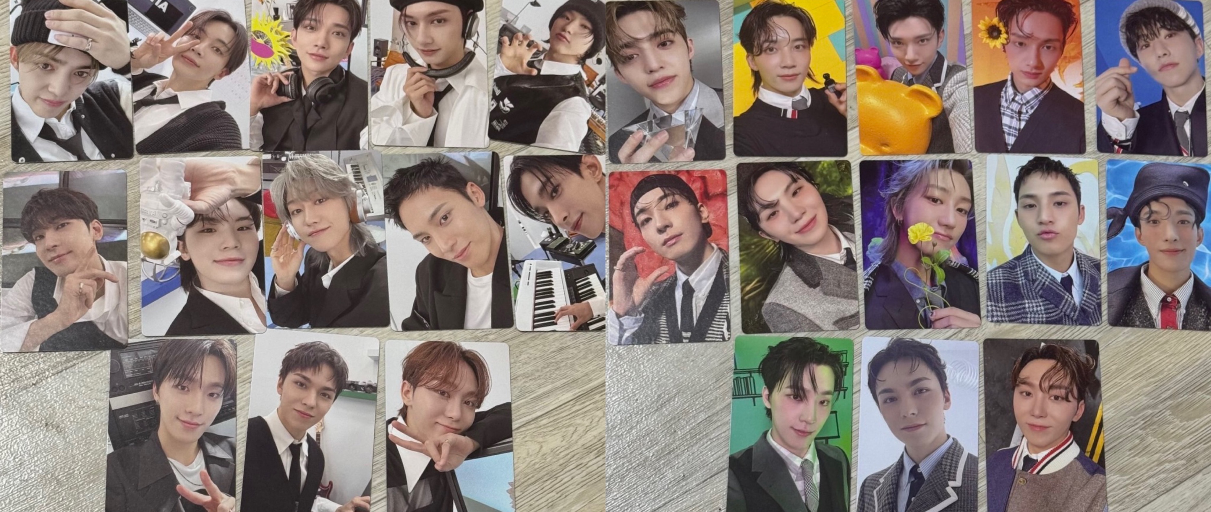 精選專固卡現貨 左HEAR 右HERE（小卡皆默認廠損）包材在最上面記得下