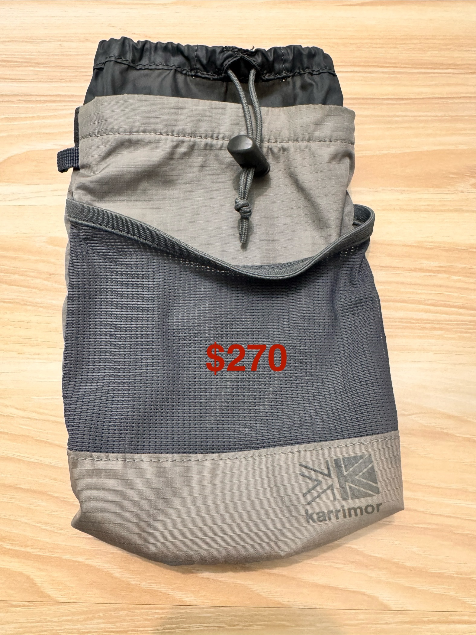 ￼[Karrimor]trek carry hip belt pouch 水壺袋 灰色