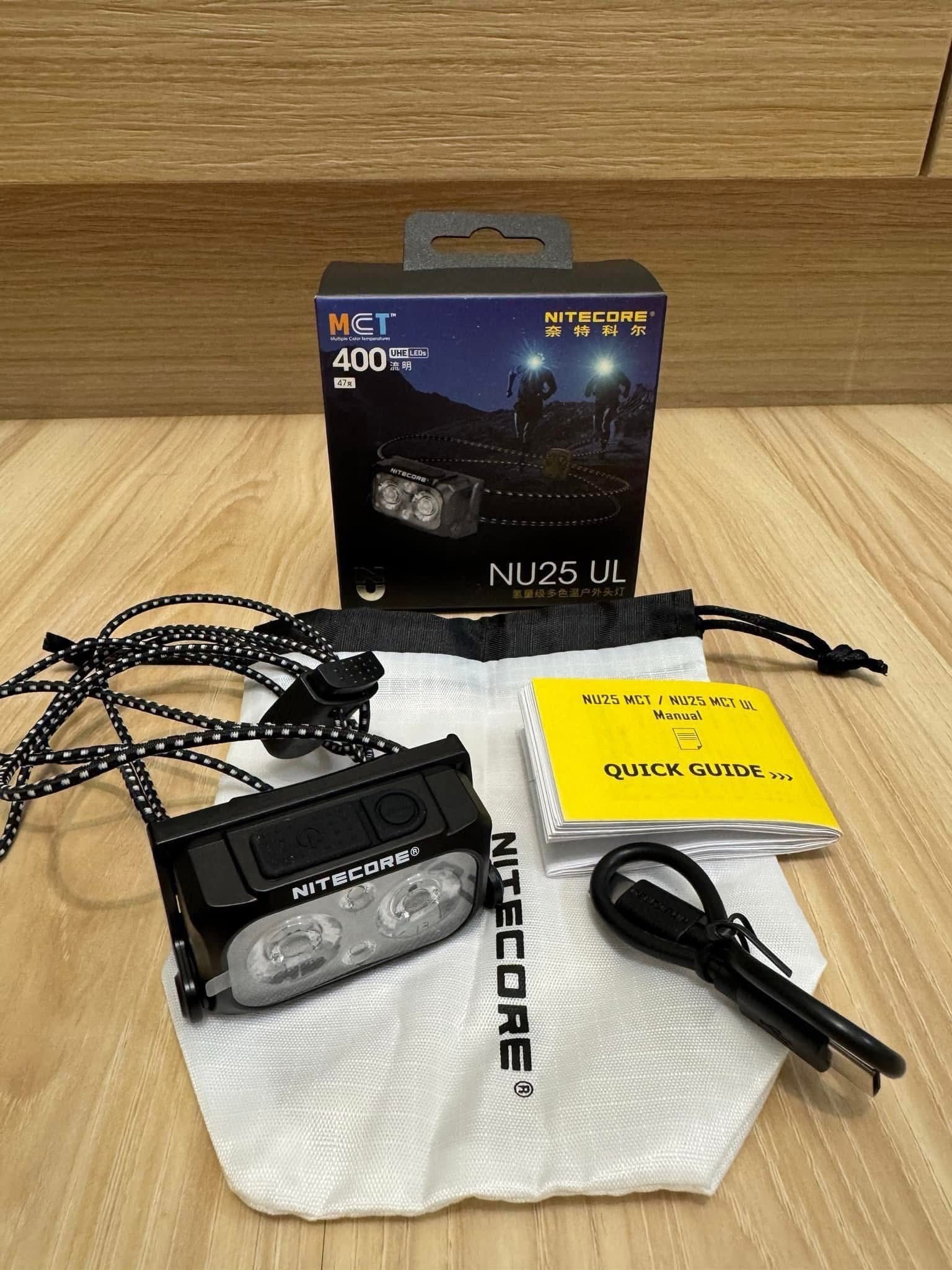 Nitecore NU25 全能充電頭燈 / 400流明