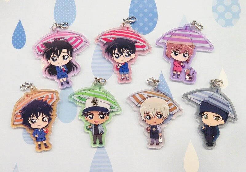 【模販珍藏館】*現貨* 武士道 名偵探柯南 壓克力 吊飾 安室透 毛利蘭 世良 灰原哀 赤井 服部平次 雨傘 轉蛋 扭蛋