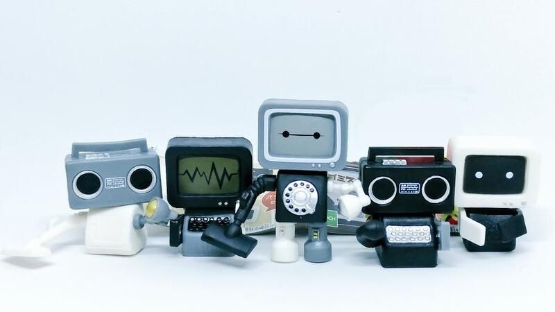 【模販珍藏館】*現貨* EPOCH 報廢機器人 復古家電篇 迷你 公仔 擺飾 扭蛋 轉蛋 一套5款