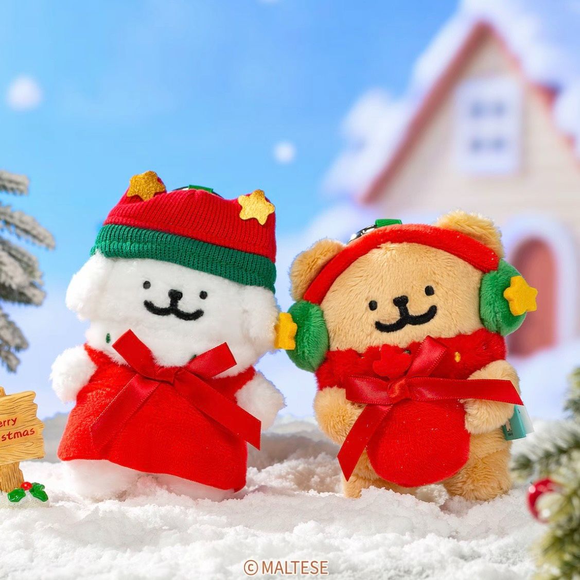 線條小狗聖誕冬日系列（預購款 請看各選項）