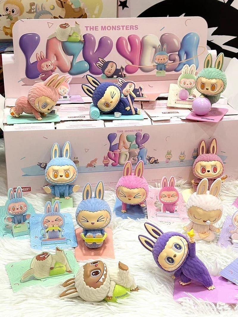 全新現貨‼️ POP MART 泡泡瑪特 THE MONSTERS LABUBU 慵懶瑜伽 搪膠臉 盒玩 盲盒