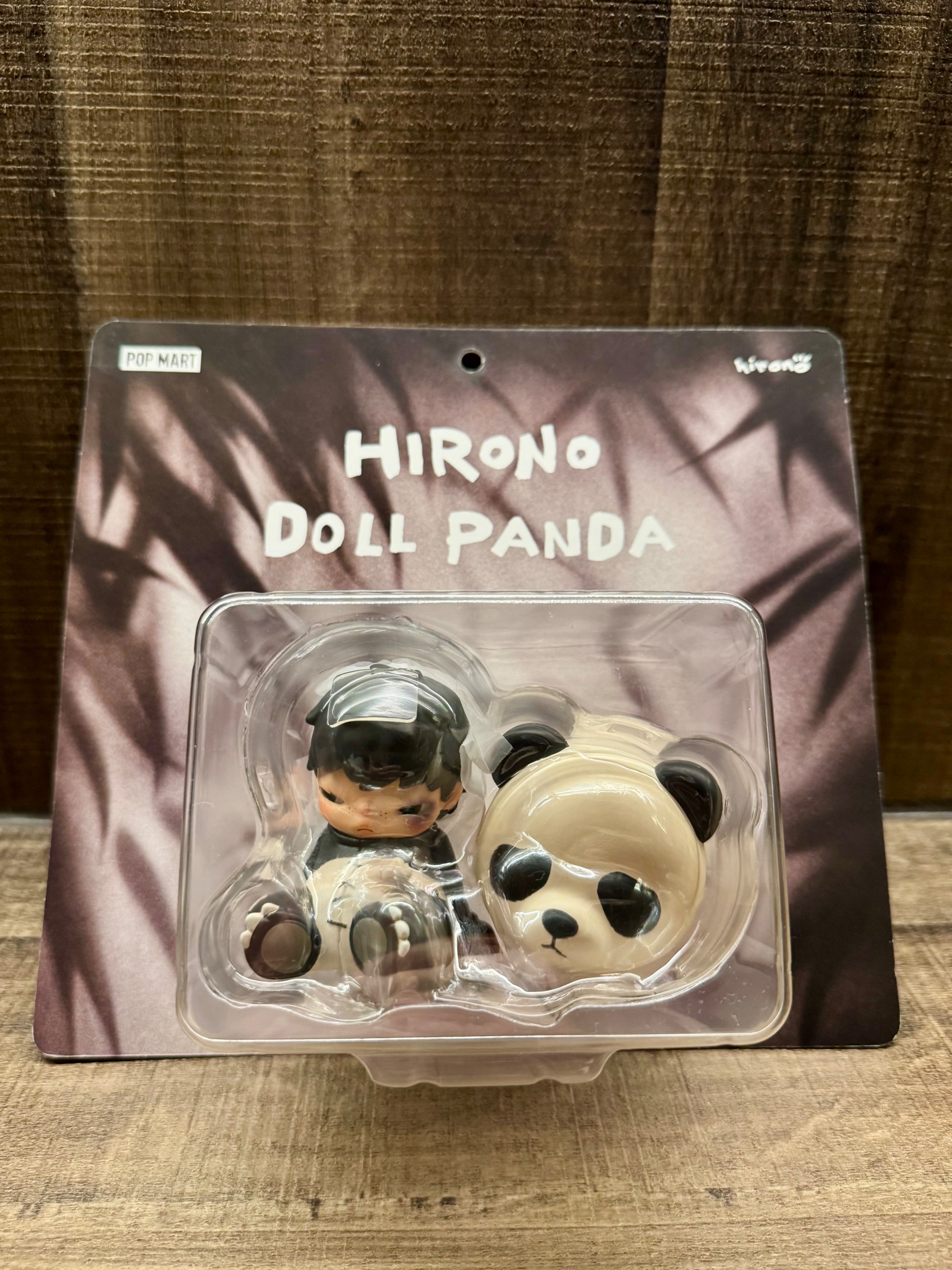 POP MART 泡泡瑪特 Hirono 人偶 熊貓 吊卡