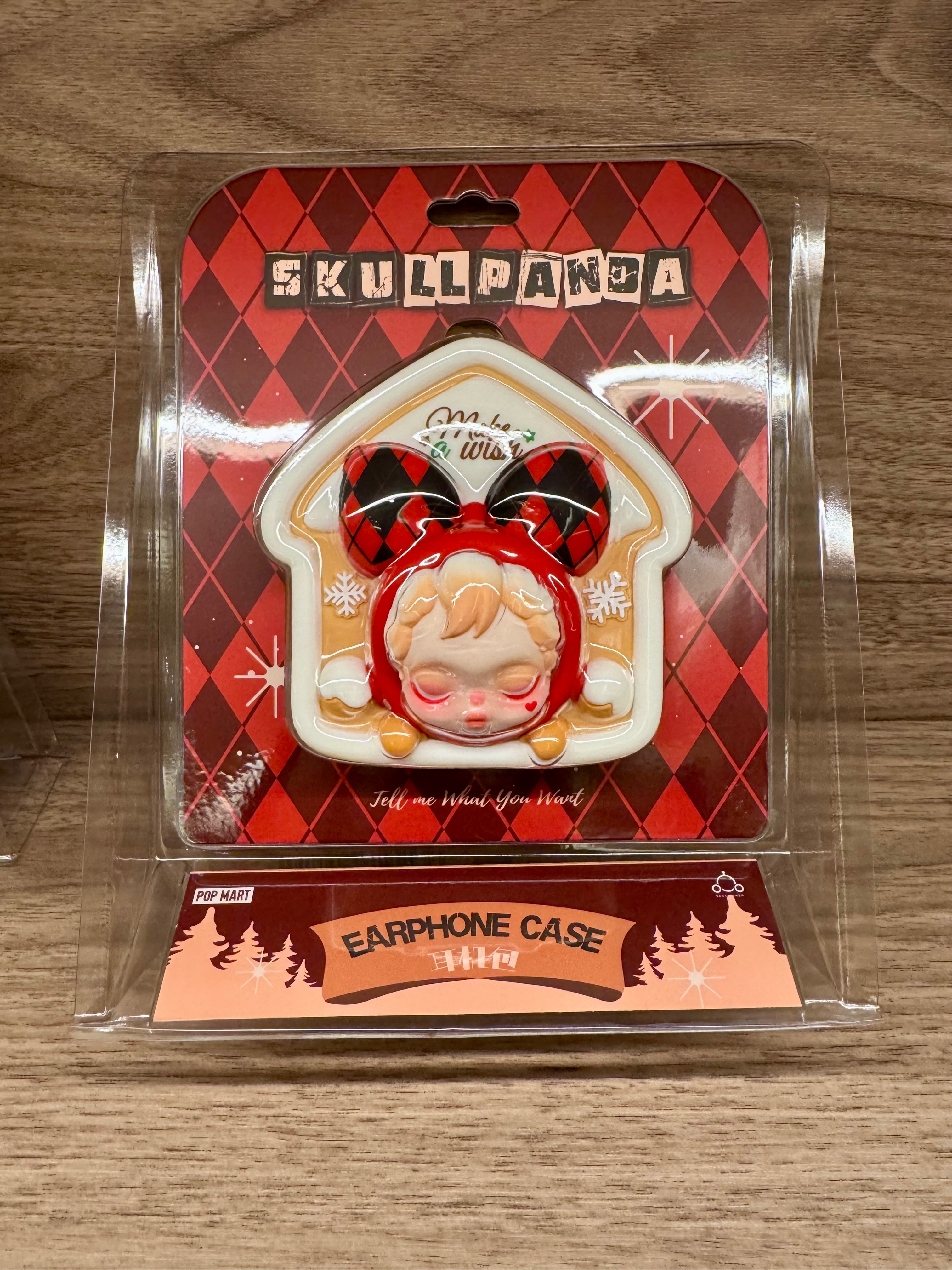 現貨 泡泡瑪特 POP MORT SKULLPANDA 許願時間到系列 耳機包 聖誕節