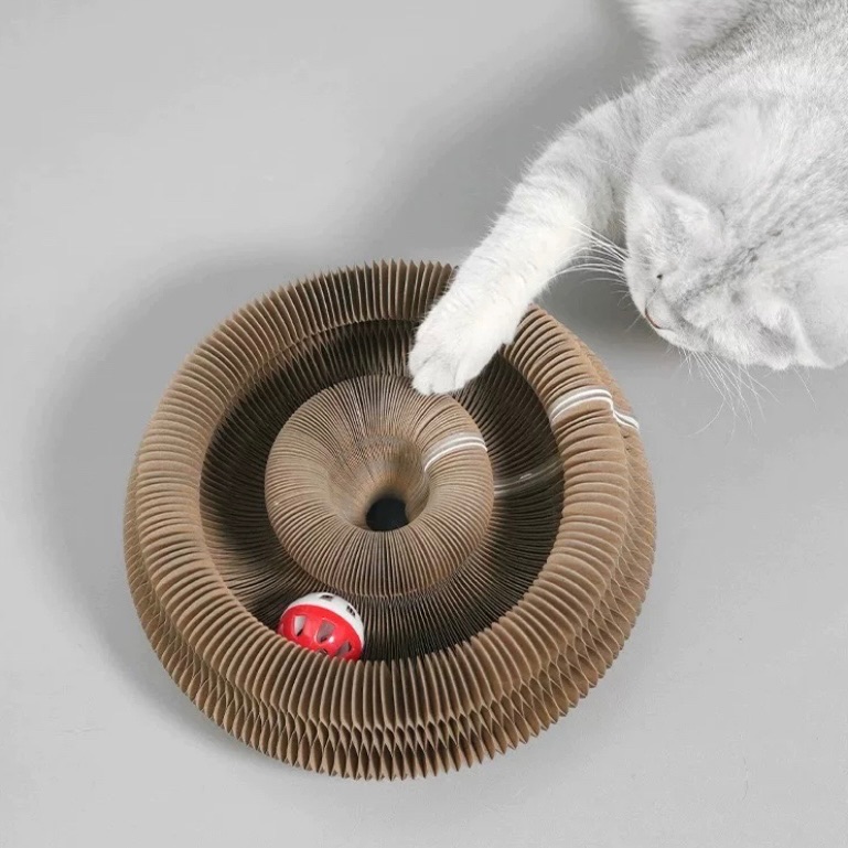 磁吸風琴掏球貓抓板＋鈴鐺球