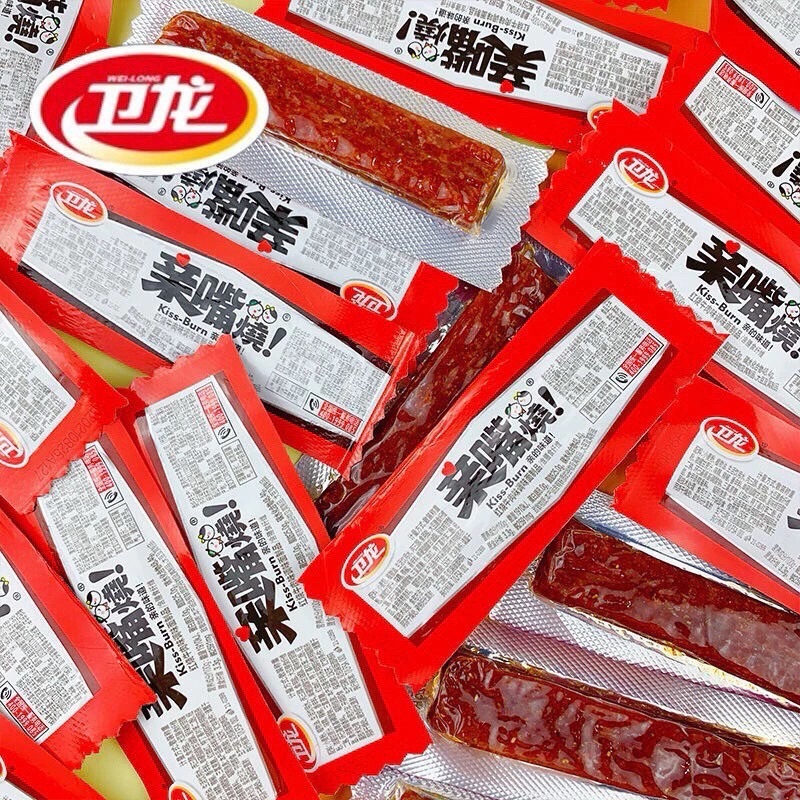 【衛龍】親嘴燒 豆乾素肉休閒零食『現貨』
