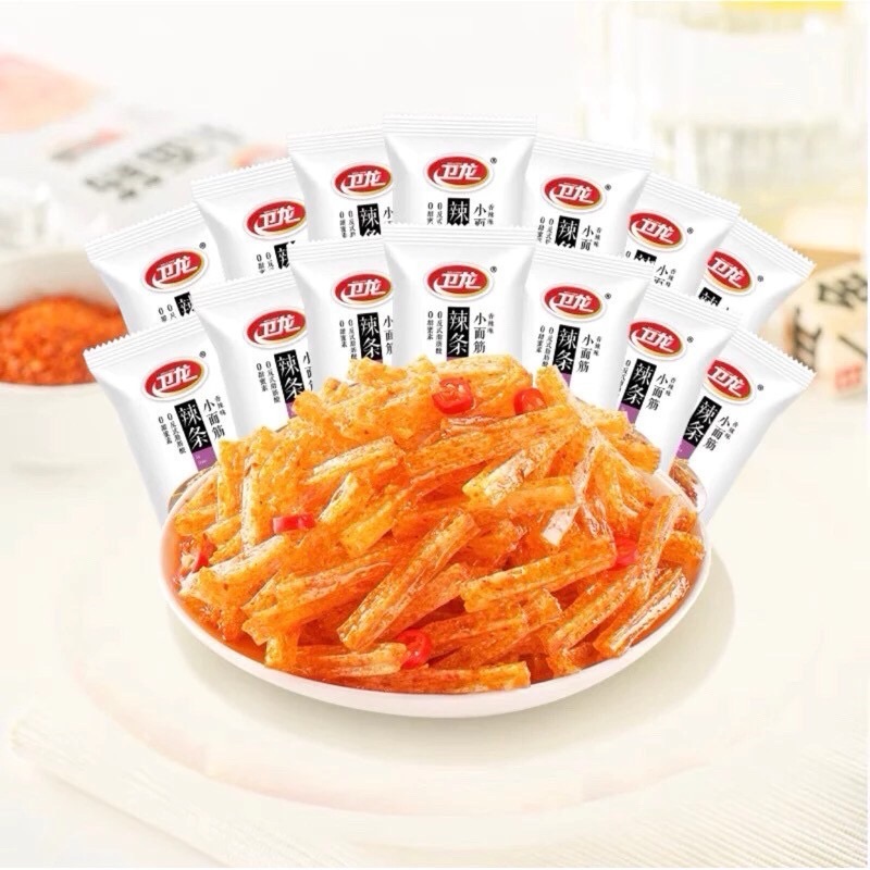 【衛龍】小麵筋辣條 香辣解饞休閒零食『現貨』