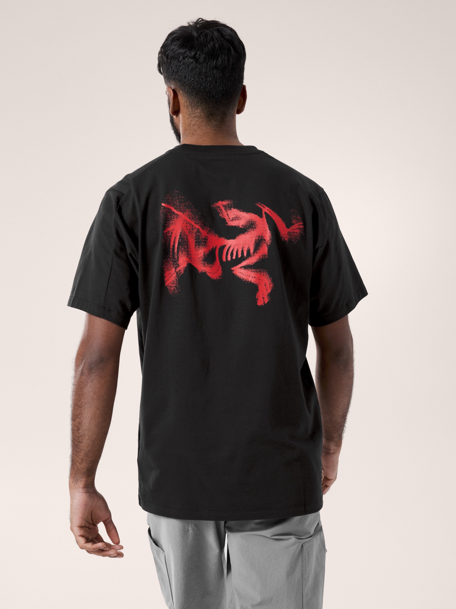 Kragg SL Cotton Blurred Bird Shirt SS Men’s