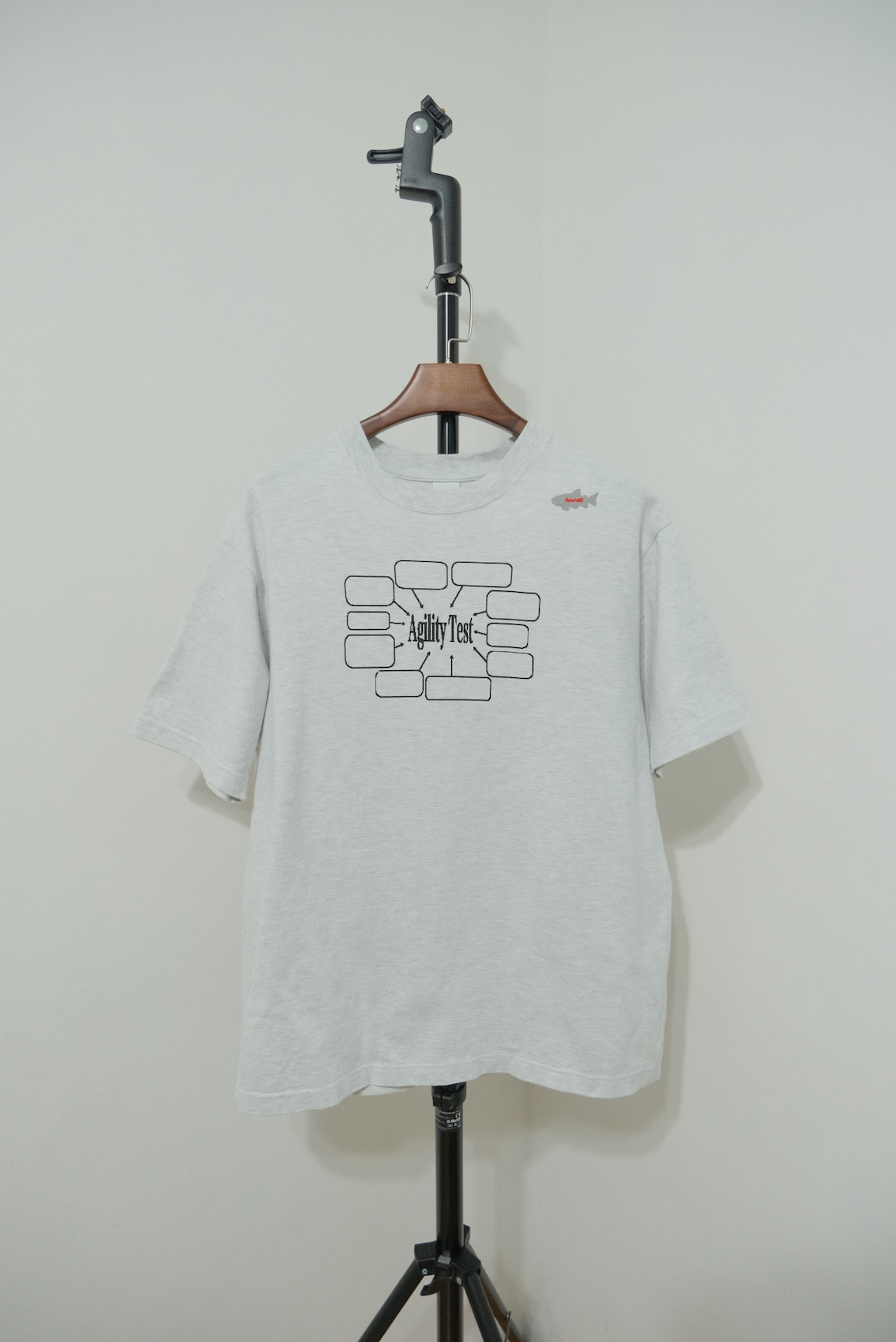 #5 JKS x 4D 圖案短袖T恤 M號