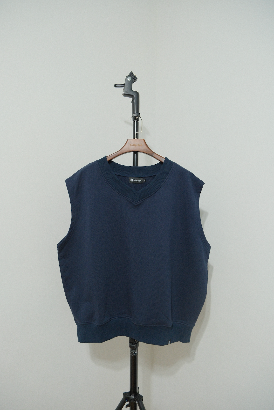 #7 Slothful 寬肩厚磅外搭背心 L號