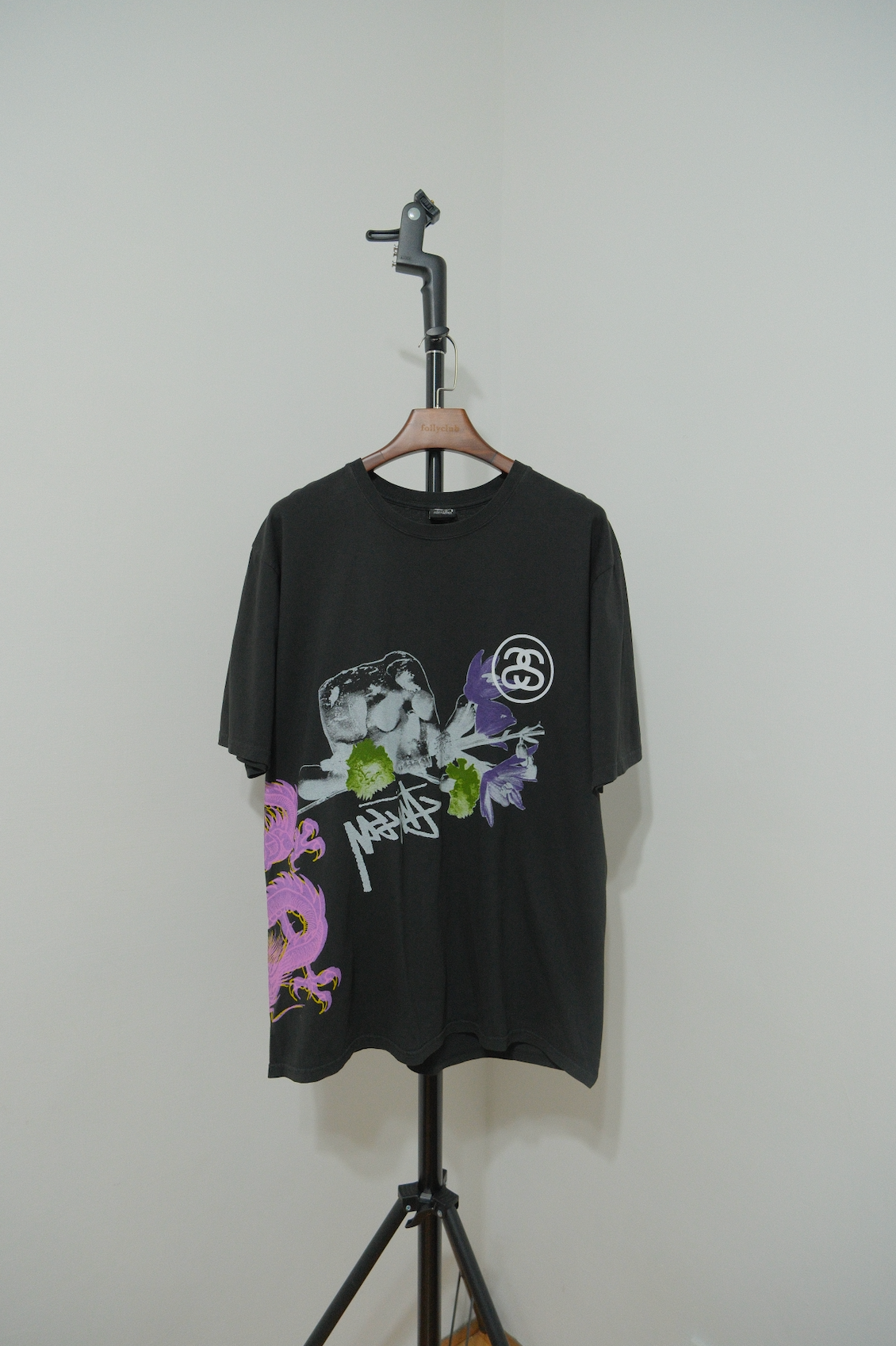#13 全新 Stussy 圖案T L號
