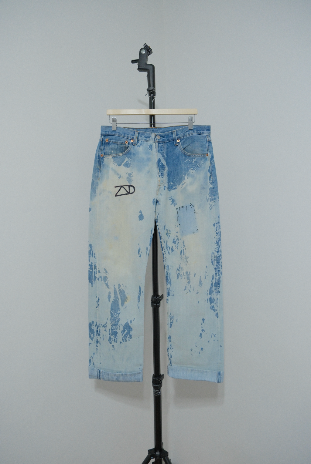 #65 LEVIS 歐線501 Vintage 古著加工牛仔褲 34/34