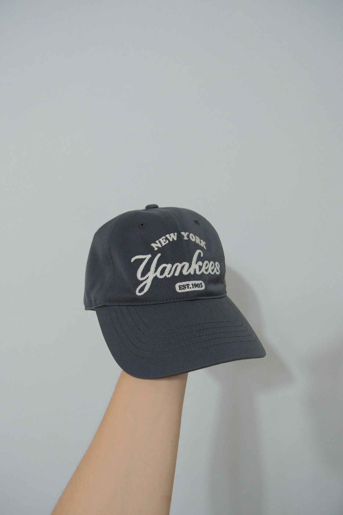 #71 MLB KOREA 鎖鏈刺繡洋基帽