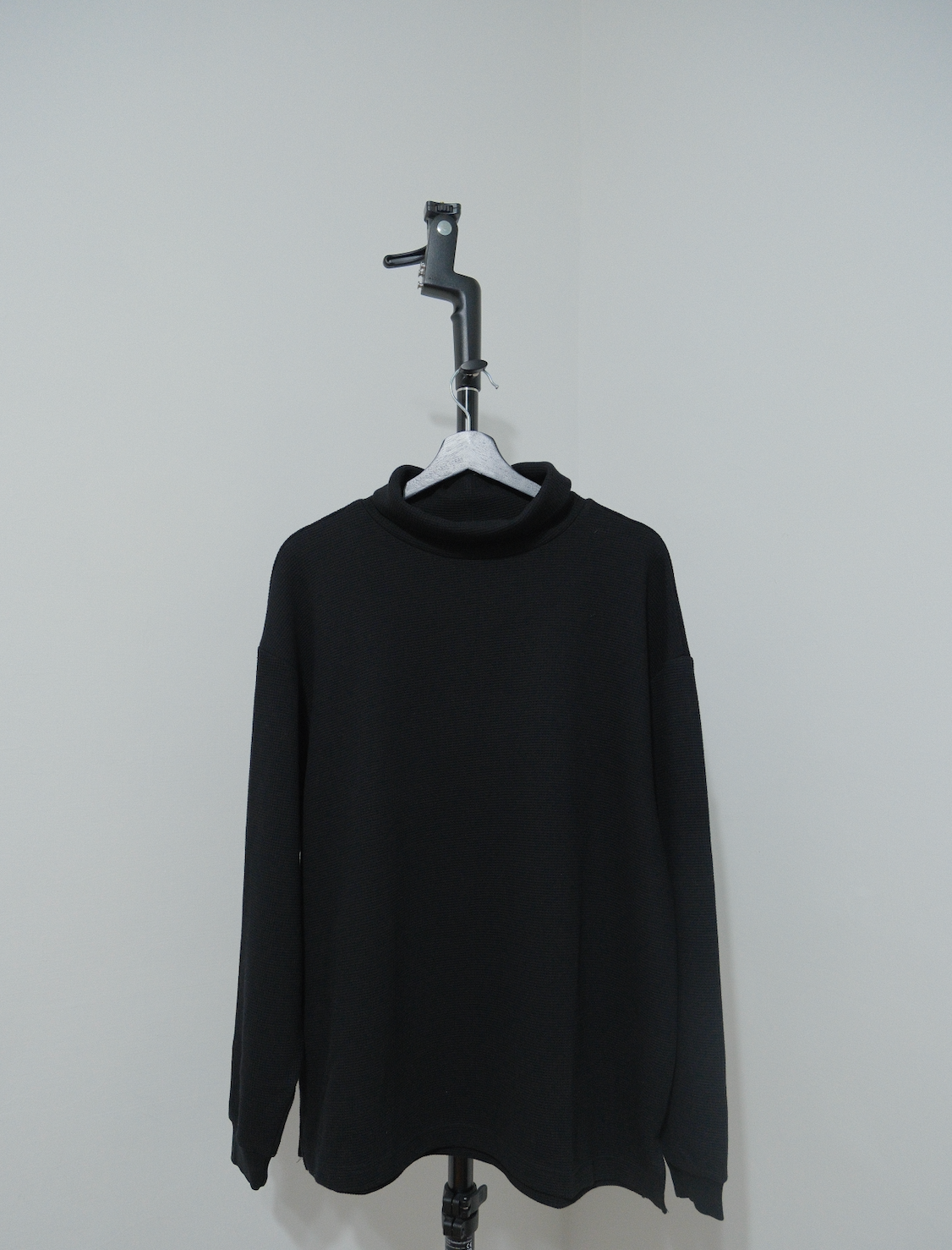 #91 BOHRHOO 華夫格寬版高領上衣