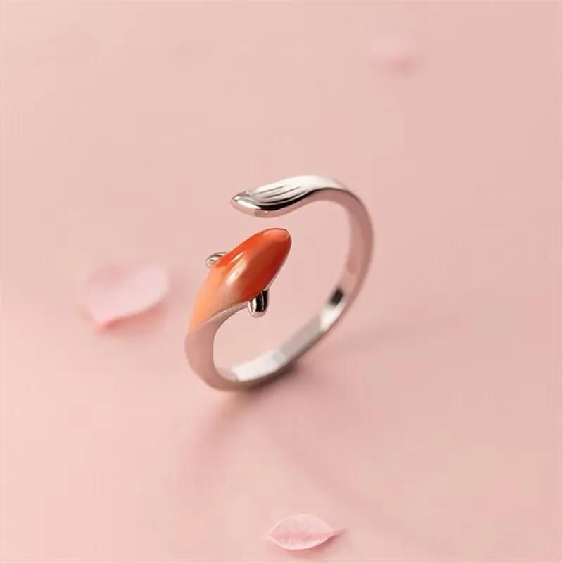 ｜指尖鯉光｜鯉魚開口戒指
