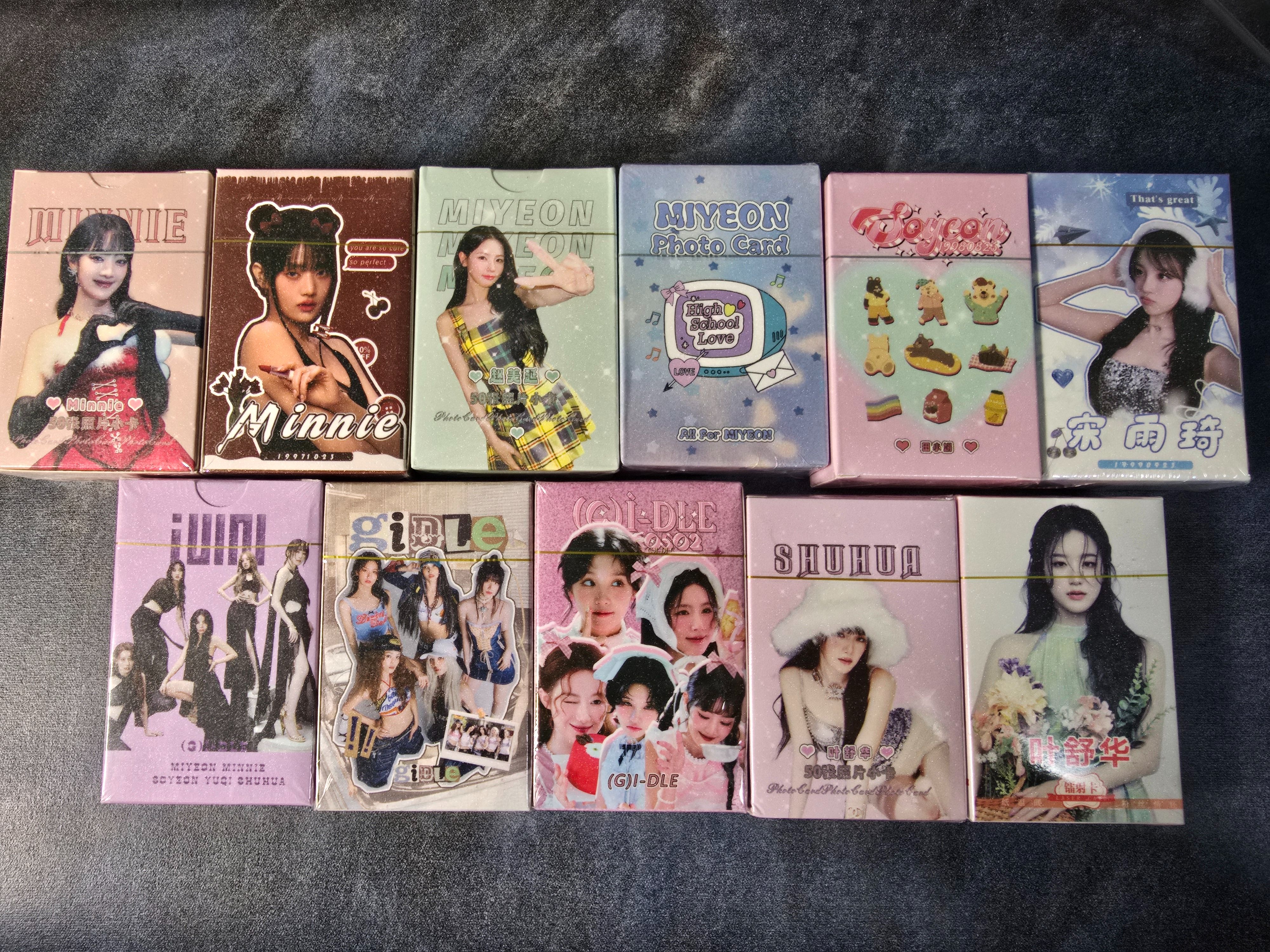 女團飯製小卡一盒50張