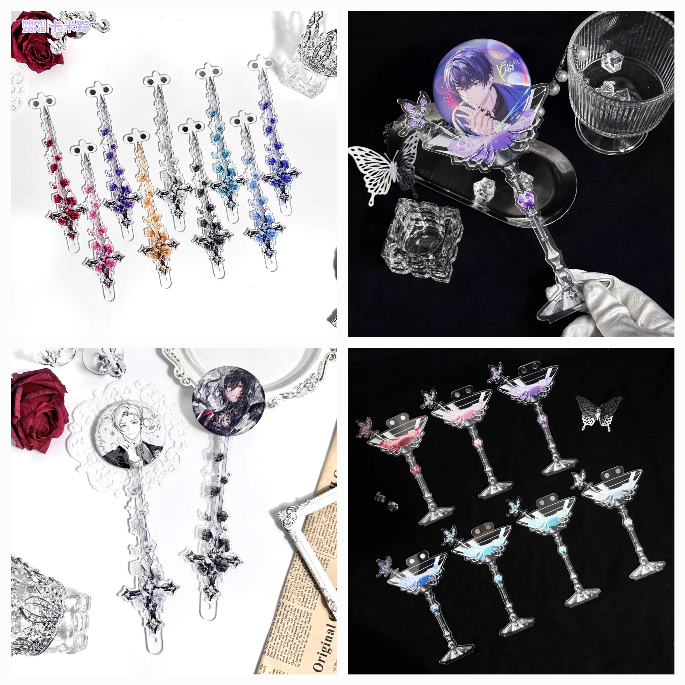 正版 磁吸打卡棒 徽章展示架