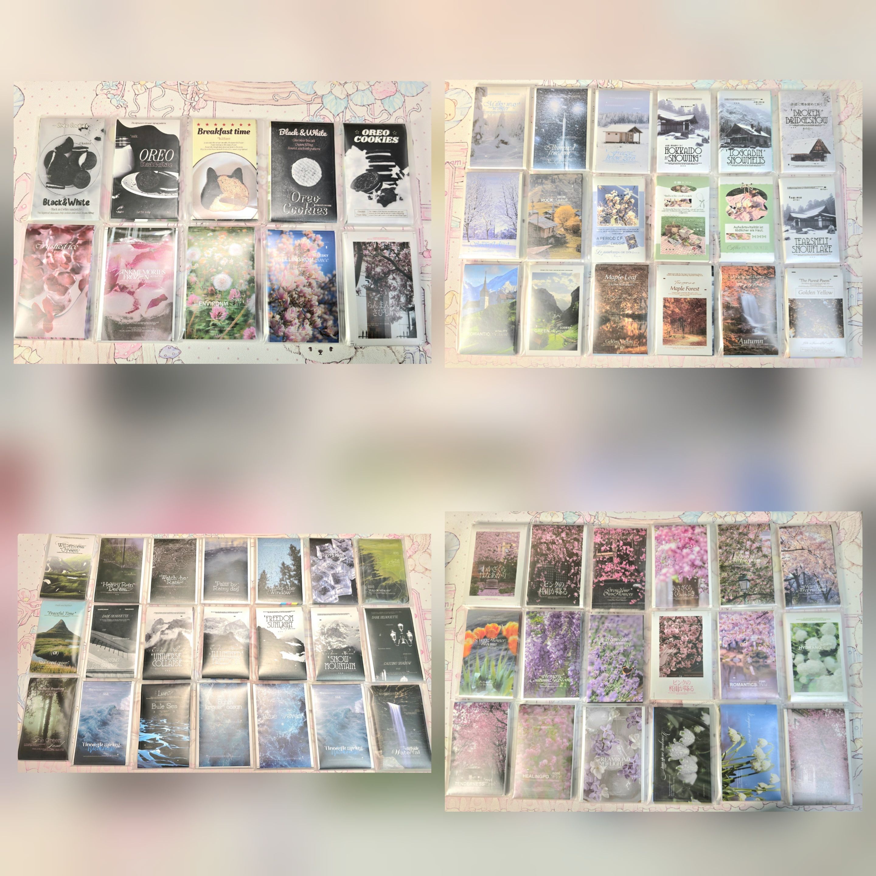 亮膜貼紙 一份100張 67種款式