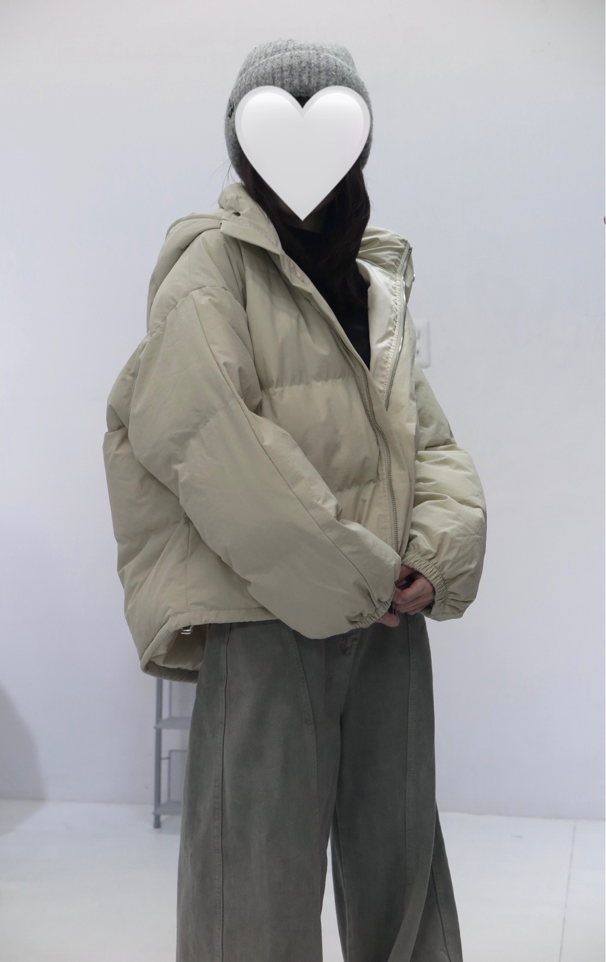 ［現貨］連帽蓬蓬鋪棉外套