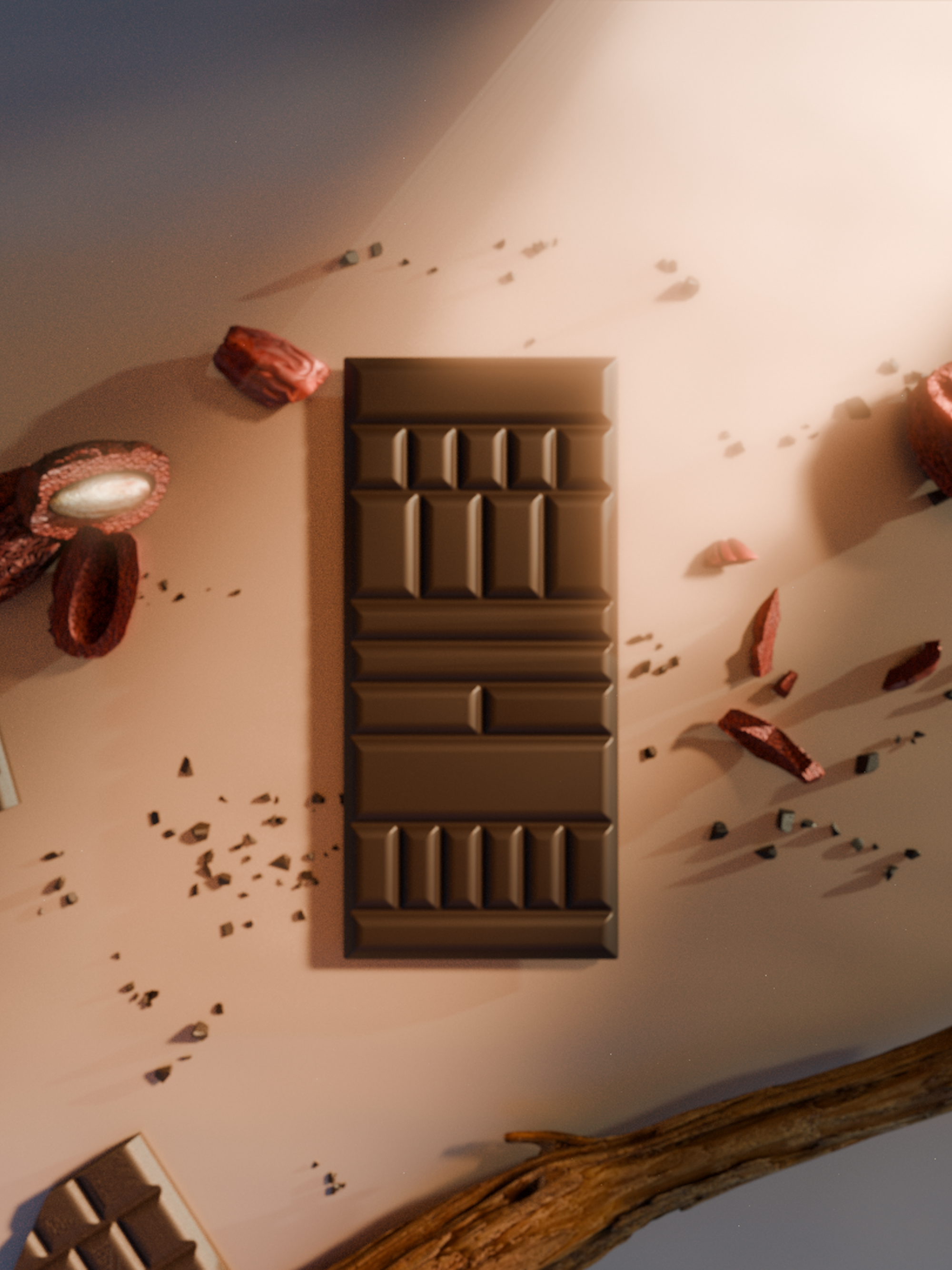 【一入】75%椰棗糖黑巧克力 Date-sweetened Dark Chocolate