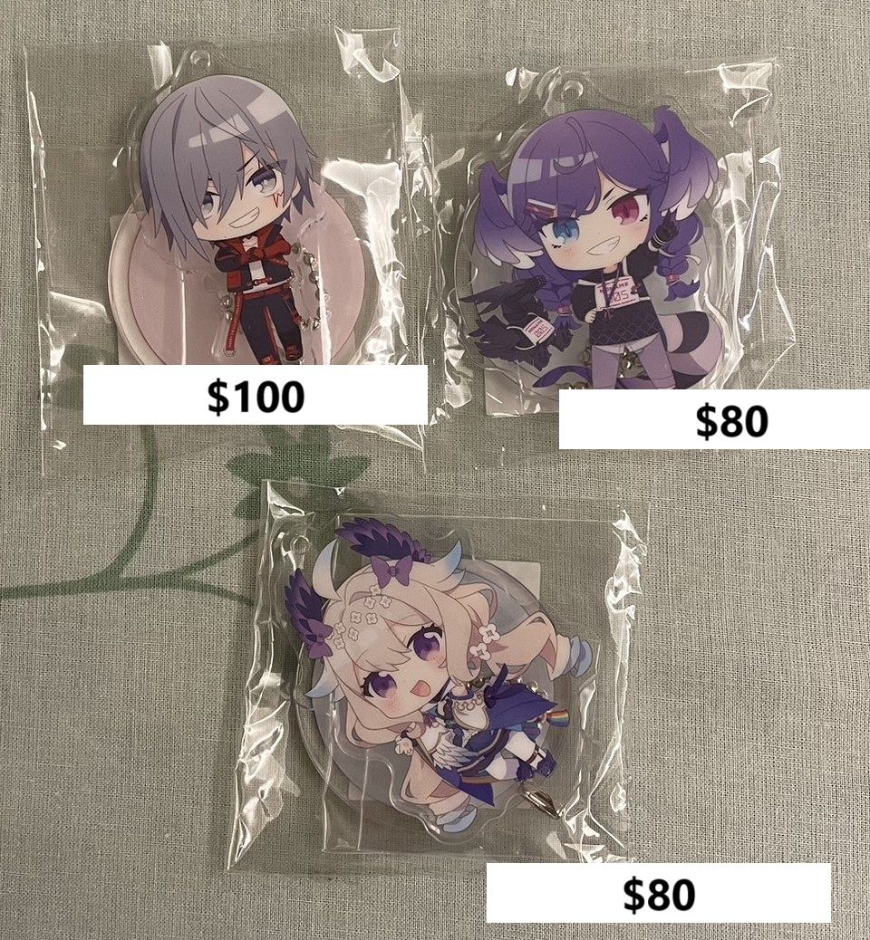 Q版小壓克力立牌_含已退出公司的直播主