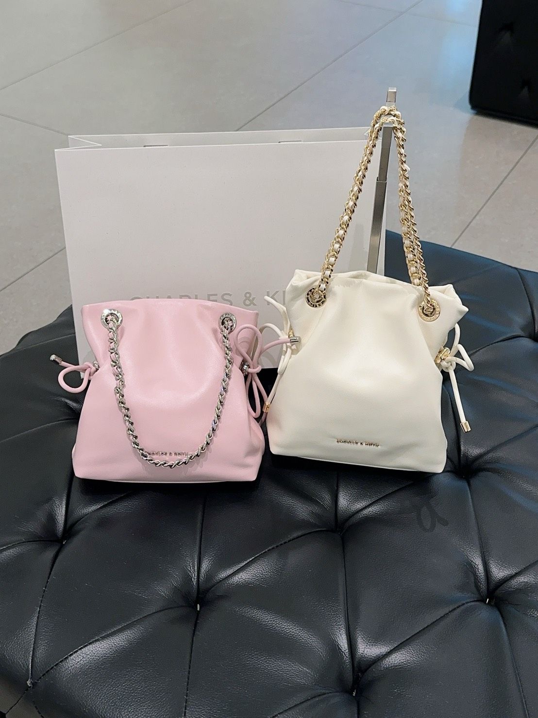 ＜預購＞小ck福袋包 小香風 可以斜背.肩背