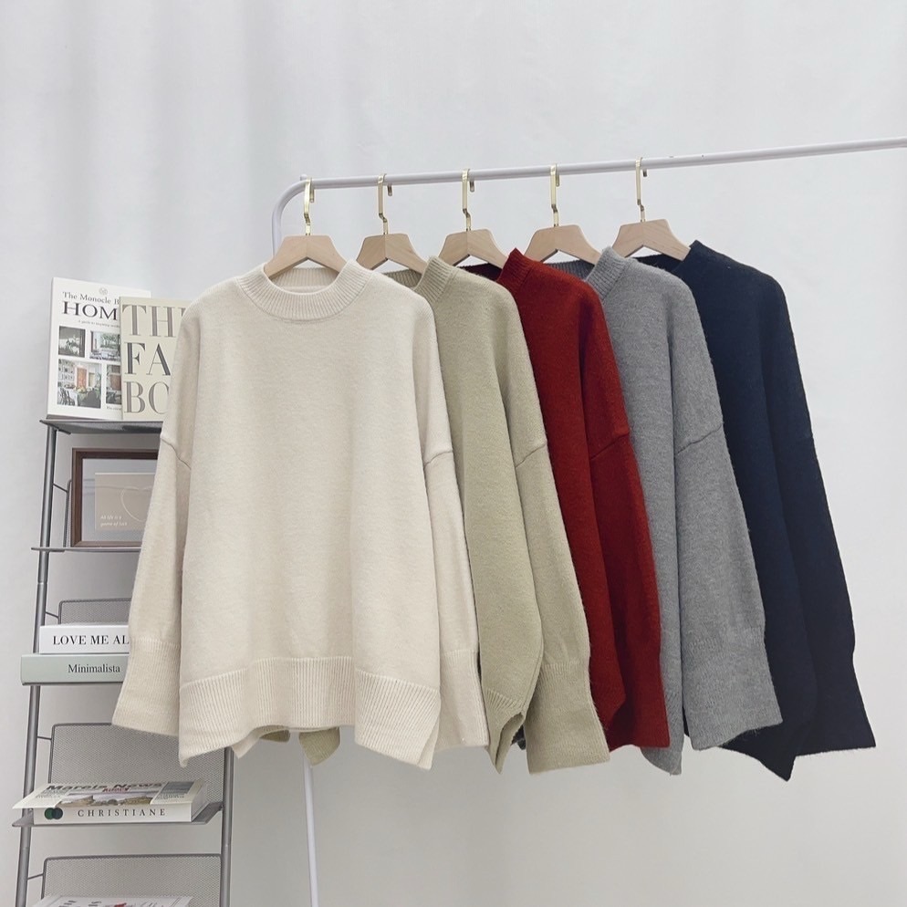 ㅣ現貨ㅣ𝟭𝟱𝟰𝙨𝙝𝙤𝙥 厚磅寬袖針織毛衣