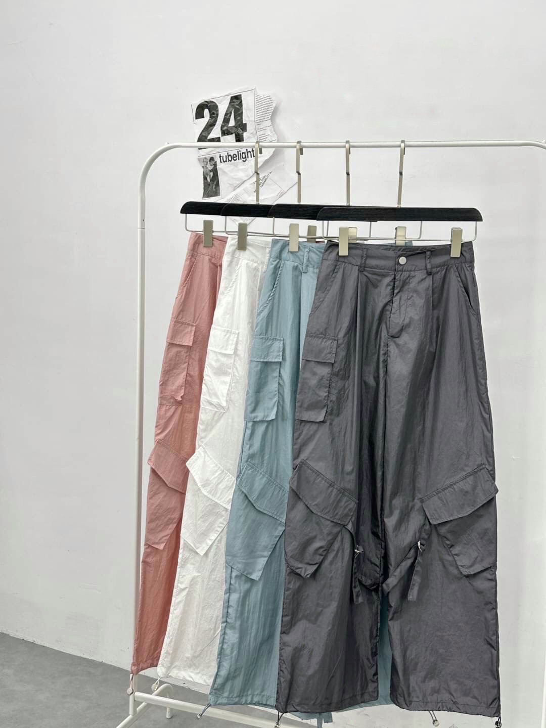 ㅣ現貨ㅣ𝟭𝟱𝟰𝙨𝙝𝙤𝙥 金屬刷刷感工裝褲