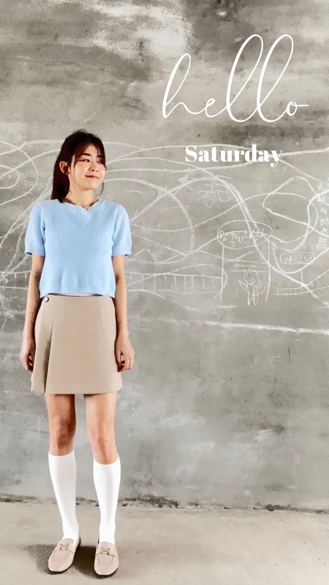 西裝料側百摺褲裙-一定要擁有的春夏上班百搭褲裙