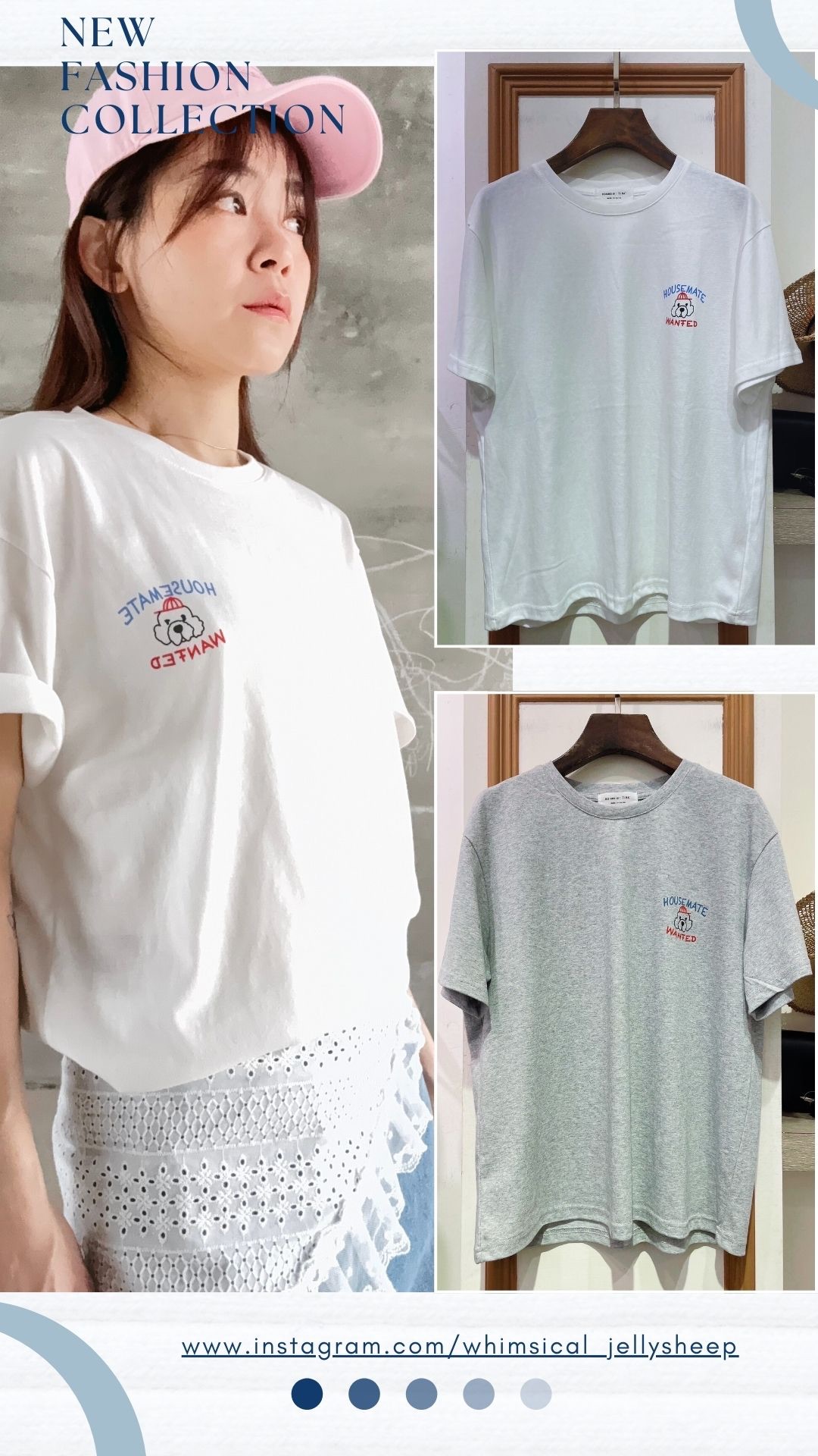 🐶可愛棉質紅帽貴賓狗tee（正韓）